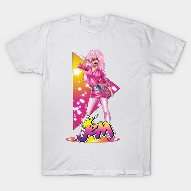 Jem with logo T-Shirt by AV Art Studio